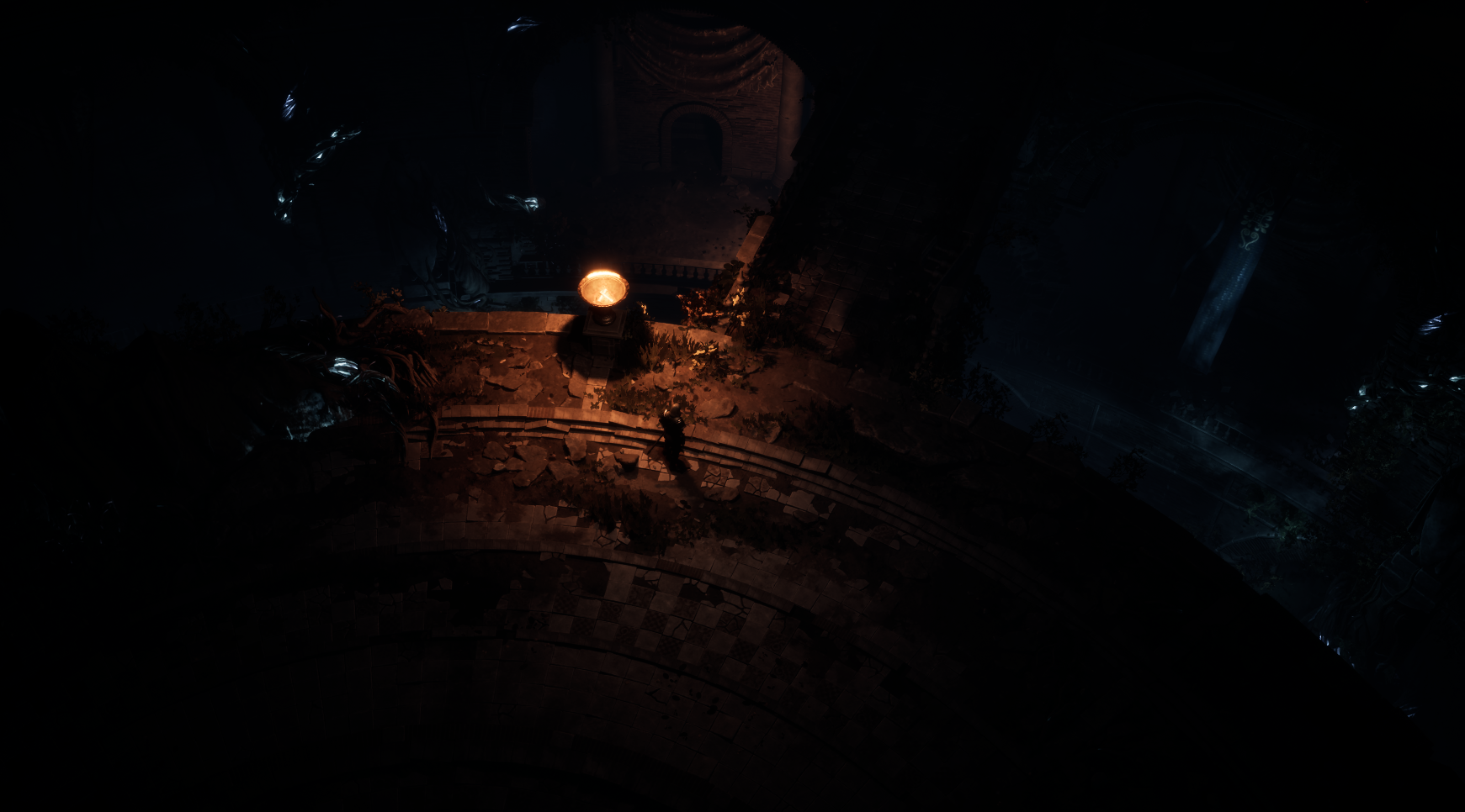 Behind-the-scenes lighting work for The Sea’s Verdict